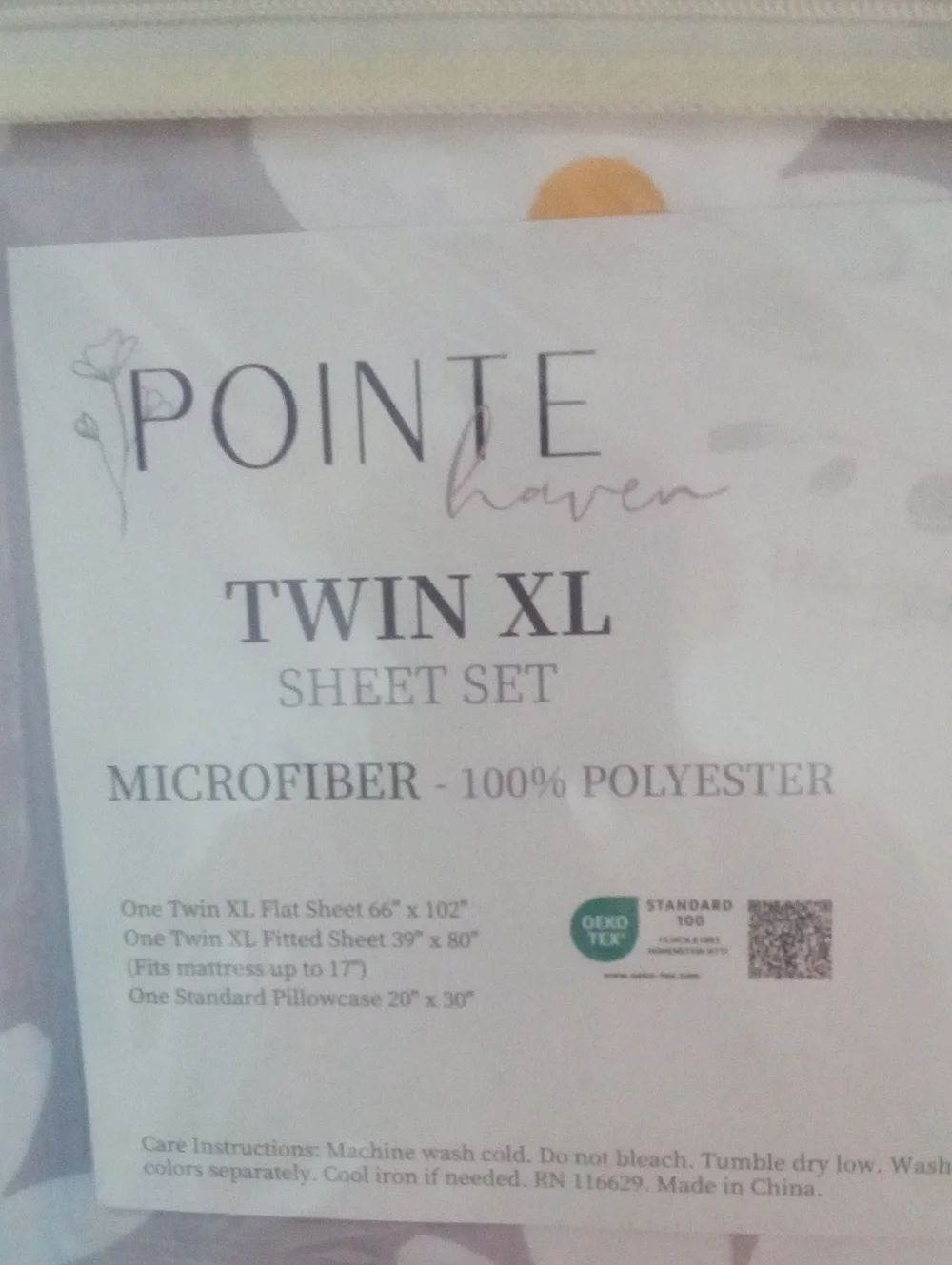 Home Twin XL Microfiber Sheet Set NWT $54.99 Lavender Floral